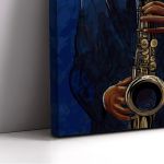Canvas printSaxophone player