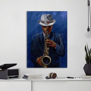 Canvas printSaxophone player 2