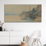 Canvas print Landscape from the Vosporus Prosalentis E. panoramic Framed canvas View 1