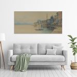 Canvas print Landscape from the Vosporus Prosalentis E. panoramic Framed canvas View 3