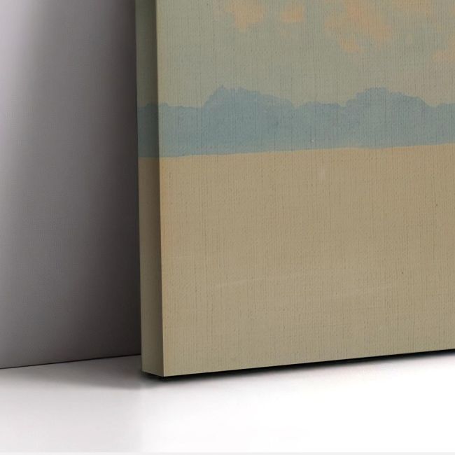 Πίνακας σε καμβά  Τοπίο από το Βόσπορο Προσαλέντης Αιμίλιος πανοραμικός Καμβάς τελαρωμένος Όψη 6