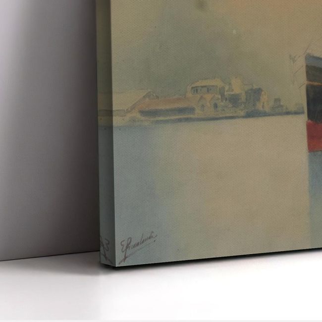 Canvas print The old Piraeus Prosalentis Emilios panoramic Framed canvas View 6