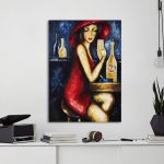 Canvas print Elegant lady I