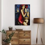 Canvas print Elegant lady I