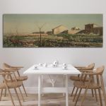 Canvas print Vegetable Garden Prosalentis Emilios panoramic Framed canvas View 3