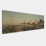 Canvas print Vegetable Garden Prosalentis Emilios panoramic Framed canvas View 4