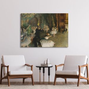 Canvas print The rehearsal of the ballet onstage, Degas E. 2