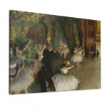 Canvas print The rehearsal of the ballet onstage, Degas E.
