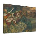 Canvas print Four dancers, Degas E.