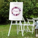 Πίνακας σε καμβά βάπτισης Στεφανάκι λουλουδιών Καμβάς τελαρωμένος Όψη 3