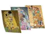 Klimt tribute to love αφίσα κάδρο τρίπτυχο  Αφίσα Όψη 15