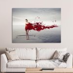 Canvas print Red beauty