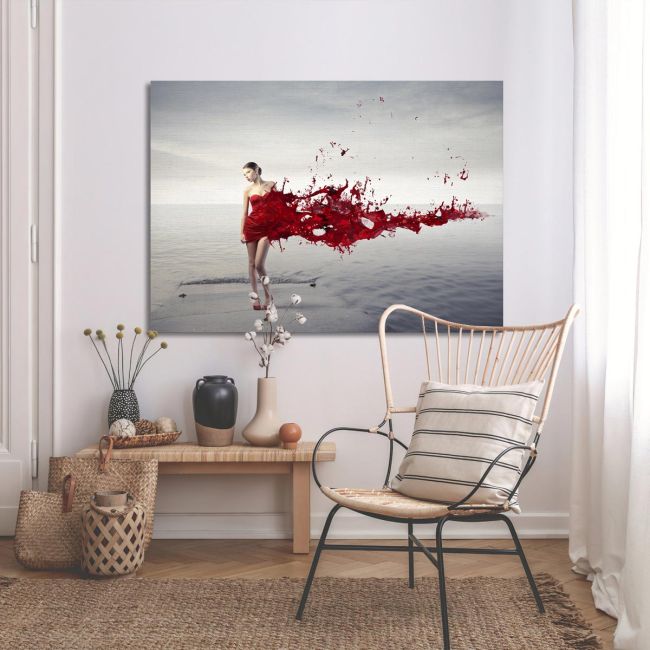 Canvas print Red beauty