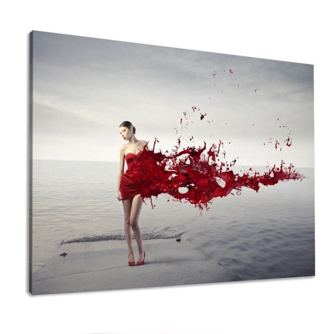 Πίνακας σε καμβά Red beauty