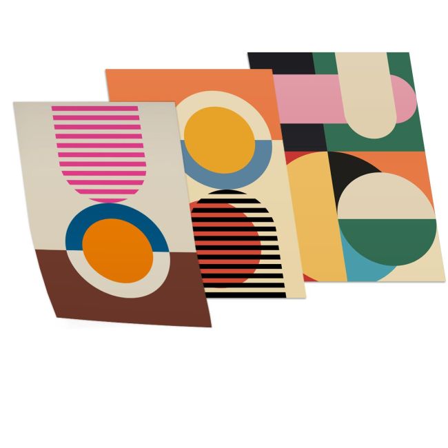 Geometrical designs αφίσα κάδρο τρίπτυχο  Αφίσα Όψη 15