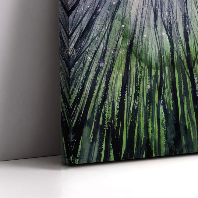 Canvas print Looking in the night sky