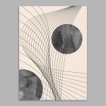 Mathematical lines poster Frameless print View 15