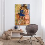 Canvas print Erotokritos and Aretousa I Theophilos Framed canvas View 3