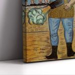 Πίνακας ζωγραφικής Ο Κουταλιανός. Θεόφιλος Καμβάς τελαρωμένος Όψη 5