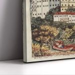 Canvas print Orchard by the river Theophilos Framed canvas View 5