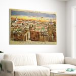Canvas print Jerusalem Theophilοs Framed canvas View 3