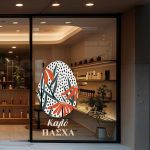 Αυτοκόλλητο βιτρίνας Easter Floral Egg Όψη 2