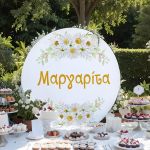 Ξύλινη πινακίδα Μαργαρίτες Εκτύπωση σε ξύλο (mdf) Όψη 2