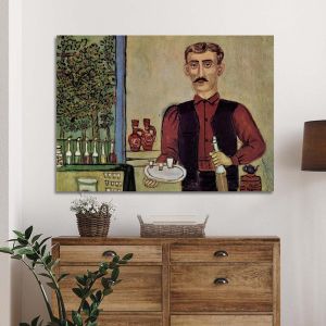 Canvas print The Coffee Shop Owner Theophilοs Framed canvas View 1