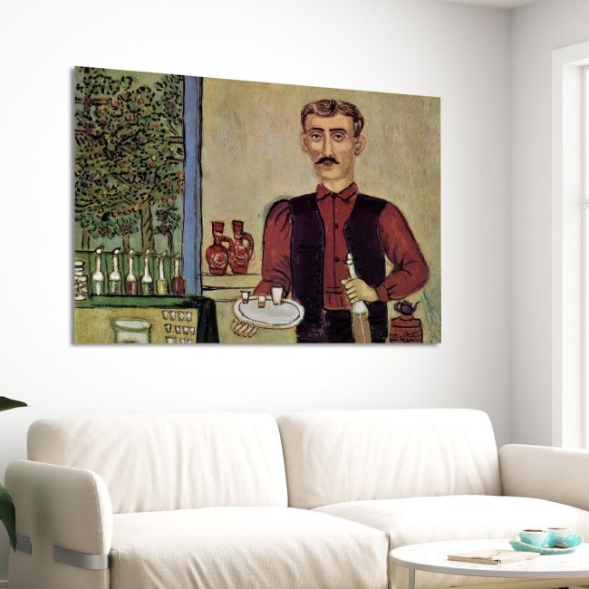 Canvas print The Coffee Shop Owner Theophilοs Framed canvas View 3