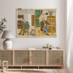 Canvas print The Seller Theophilοs Framed canvas View 2