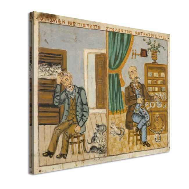 Canvas print The Seller Theophilοs Framed canvas View 4