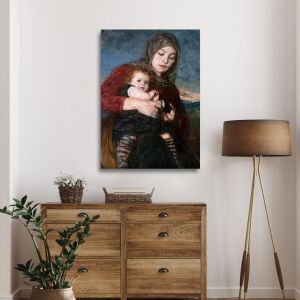 Canvas print Mother with child Gyzis N. Framed canvas View 1 2