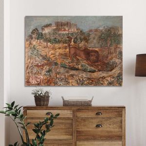 Canvas print The Lion Hunt Theophilοs Framed canvas View 1