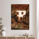 Canvas print Country house Gyzis N. Framed canvas View 1