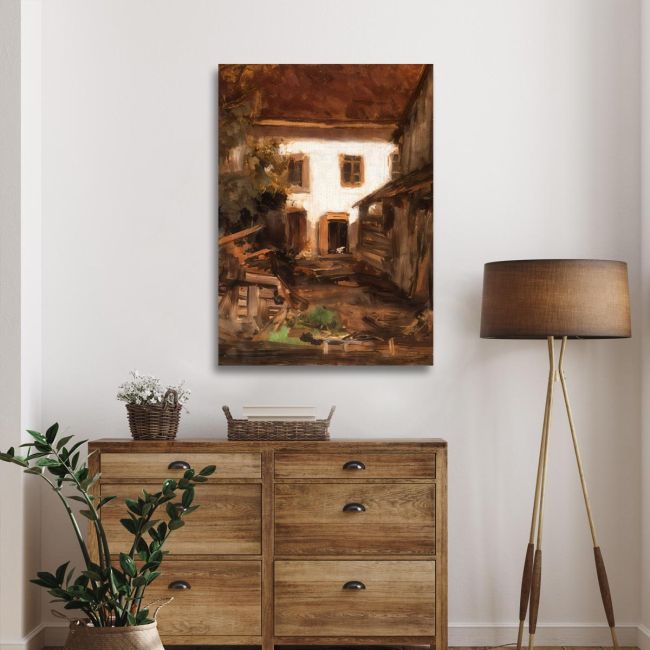 Canvas print Country house Gyzis N. Framed canvas View 2