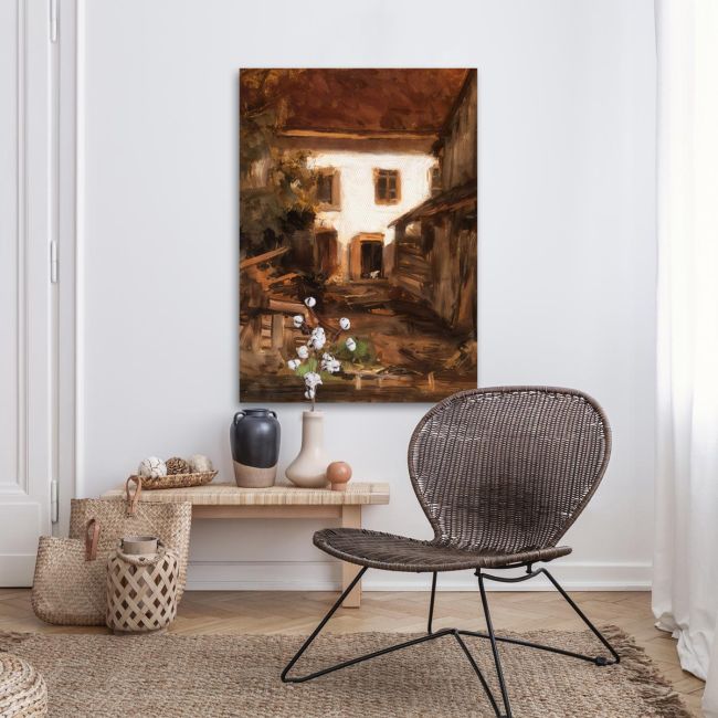 Canvas print Country house Gyzis N. Framed canvas View 3