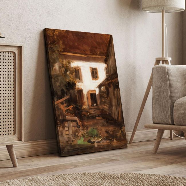 Canvas print Country house Gyzis N. Framed canvas View 4