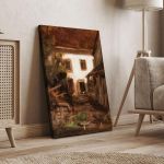 Canvas print Country house Gyzis N. Framed canvas View 4