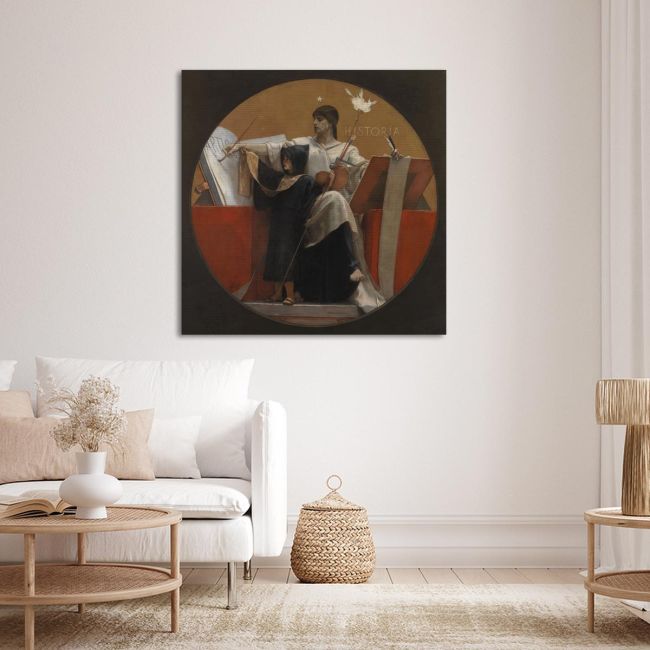 Canvas print History square Gyzis N. Framed canvas View 4