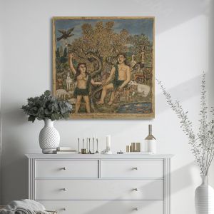 Canvas print Adam and Eve square Theofilos Framed canvas View 1 2