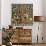 Canvas print Adam and Eve square Theofilos Framed canvas View 3