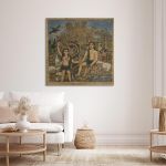 Canvas print Adam and Eve square Theofilos Framed canvas View 4