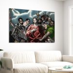 Πίνακας σε καμβά Η αποκάλυψη του Χριστού El Greco Καμβάς τελαρωμένος Όψη 3