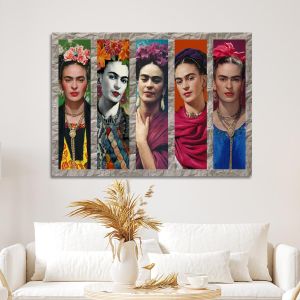Πίνακας σε καμβά Frida moments Καμβάς τελαρωμένος Όψη 1