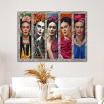Πίνακας σε καμβά Frida moments Καμβάς τελαρωμένος Όψη 1