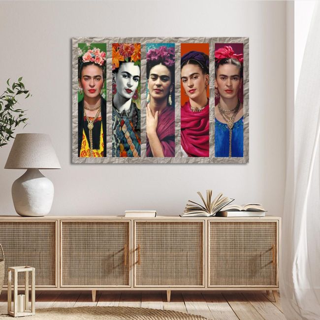 Canvas print Frida moments Framed canvas View 2
