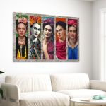 Canvas print Frida moments Framed canvas View 3