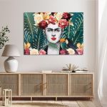 Canvas print Frida moments Framed canvas View 2