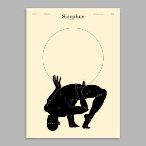 Sisyphus poster  Poster with black frame View 1 2