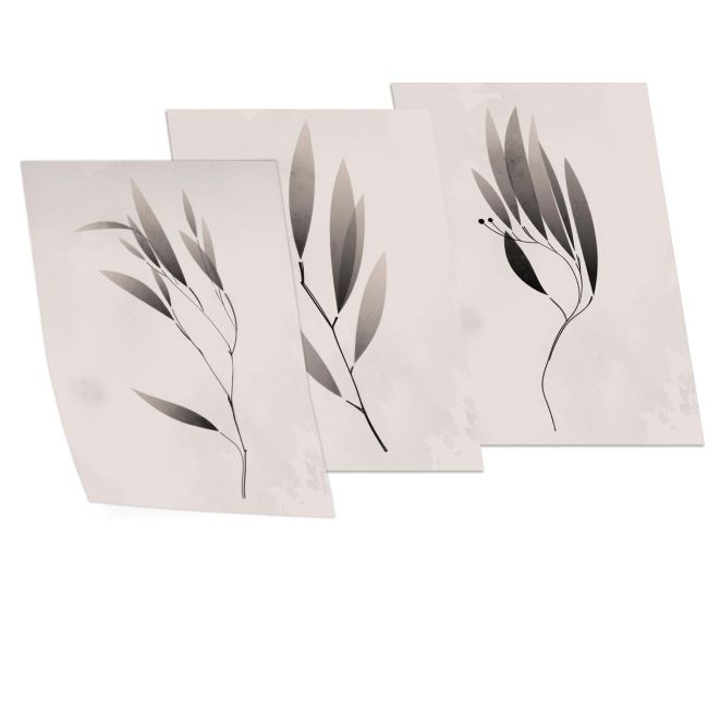 Olive branches poster Frameless print View 15